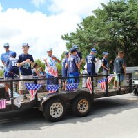 2nd place float, Ocracoke Raptors