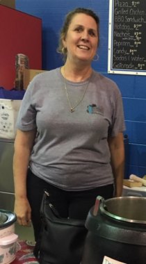 Celeste's is Best Laurie Death served up the O-Bar's 2nd place non-traditional chowder.