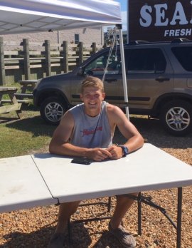 Fat Tires Stop by and visit this nice young man! It gets lonely sitting there all day.