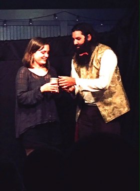 Set Sail on a Pirate Play Caroline takes the stage with Blackbeard!