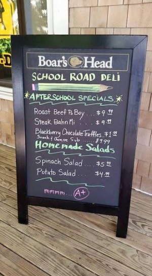 Deli-ciousness on School Road Extra credit!