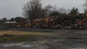 A Journey to the Capital The woodpile at Skylight Inn – no gas or electric here – shows that this is the real deal.