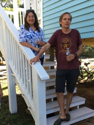 Historic Howard St. Home Renovated Kathy and Bob Phillips welcome visitors to their home.