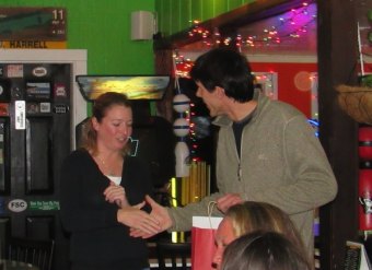 Pony VIPs Jocelyn thanks Brandon Benecki.