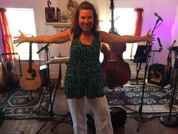 ARRGH! It Be Audition Time, Matey! Karen at Coyote Music Den earlier this summer.