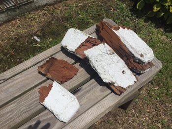 Pieces of the true cross from the steeple of OUMC