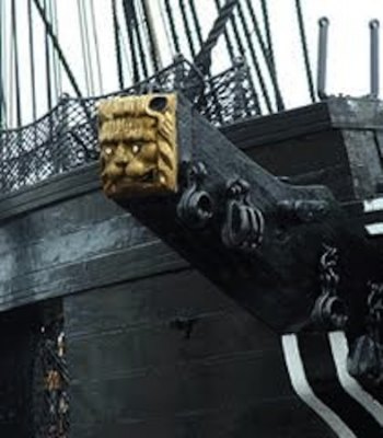 The "cathead" on a squarerigger