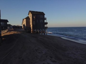 Lend Us Your Sand Does Cape Hatteras National Seashore have jurisdiction in front of this Buxton home?