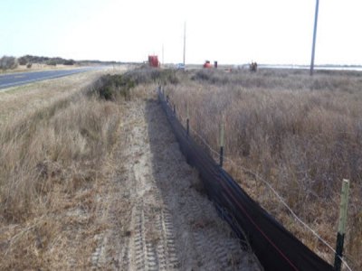 Work on N.C. 12 Pea Island Bridge Underway Work on N.C. 12 Pea Island Bridge Underway