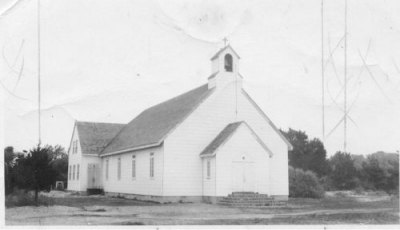 Happy Birthday, Ocracoke Methodists! Brand new little white church in 1943