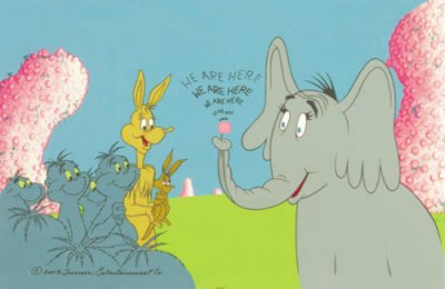 A School's a School, No Matter How Small Blame the headline on my kid reading "Horton Hears a Who" to me today. A person's a person, no matter how small.