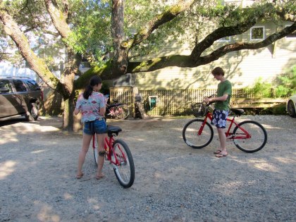 Grace and Tristan are visiting from Boston. We met them in our driveway, which is, we've learned, virtually run amok with pocket monsters. They've been playing PokémonGo since it was released.