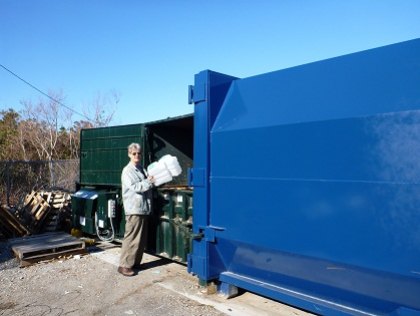 Still Talkin' Trash Keith uses the new facility