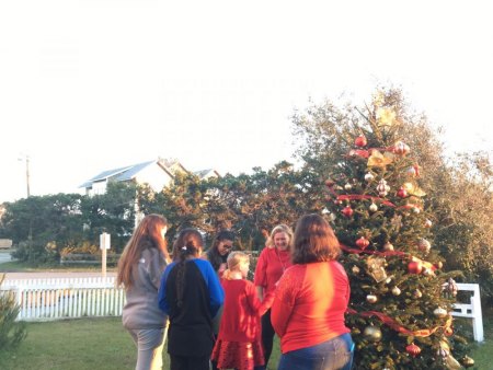 Ocracoke School 4th grader Essie O'Neal draws the winning ticket!