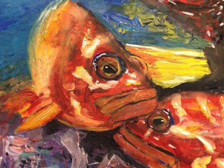 Art by Robert Chestnut, whose work will be featured at Down Creek Gallery at this week's art opening on Wednesday.