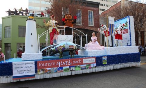 Ocracoke Lighthouse on Parade