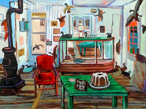 Calling All Bakers! The 2017 Fig Festival artwork is an original, 18x24 acrylic on canvas painting by local artist Mark Brown. It will be raffled at the Fig Festival.